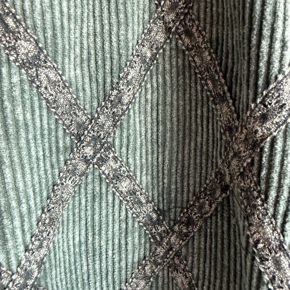 Oli & Hali Sagewood Stitch Corduroy Shacket - Picture 5 of 8